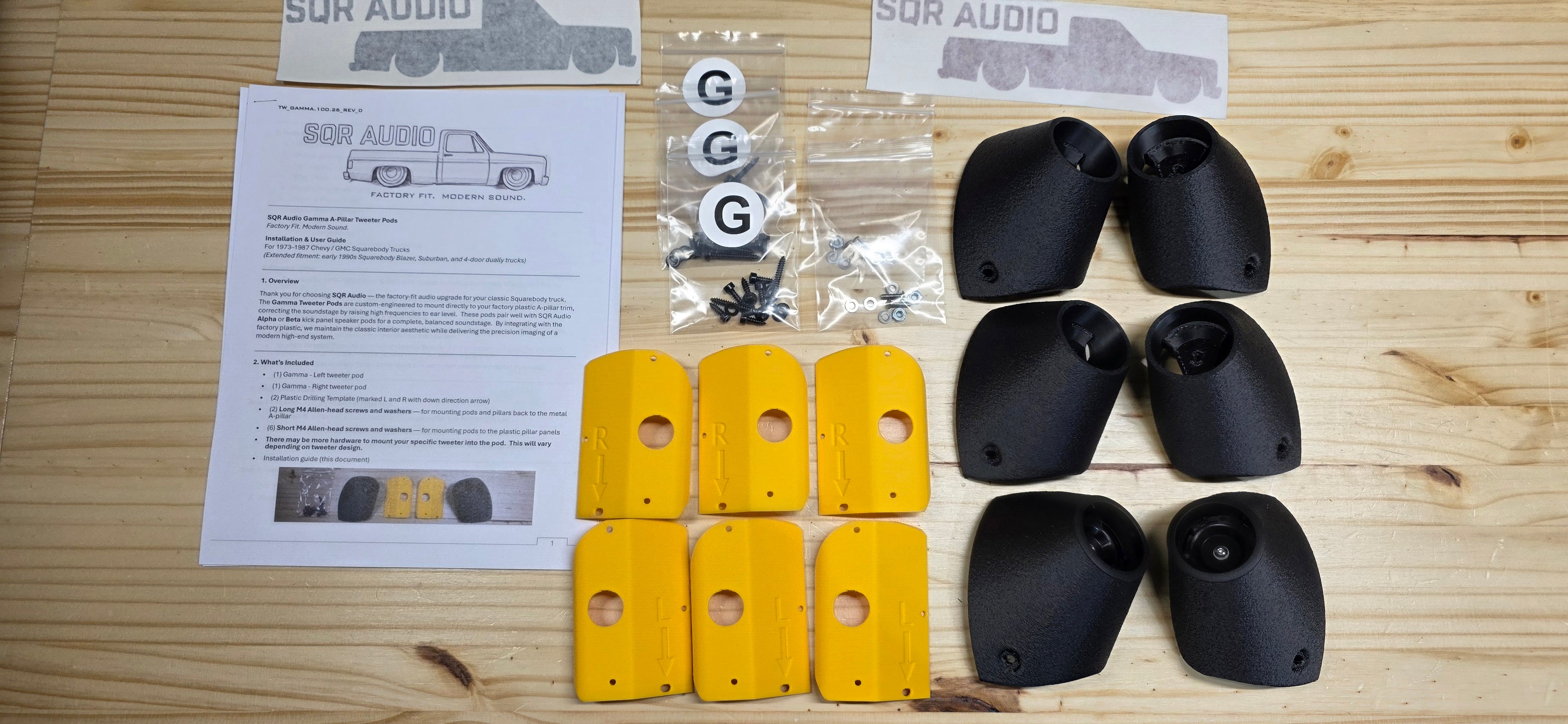 73-87(91) Gamma Series - A-Pillar Tweeter Pods