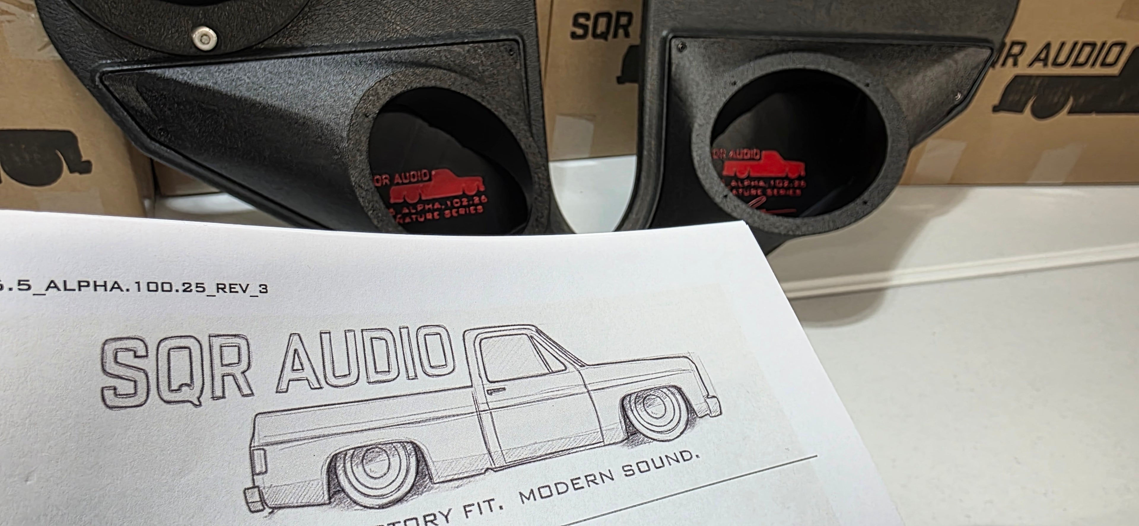 73-87(91) Alpha Series - 6.5" Kick Panel Speaker Pods