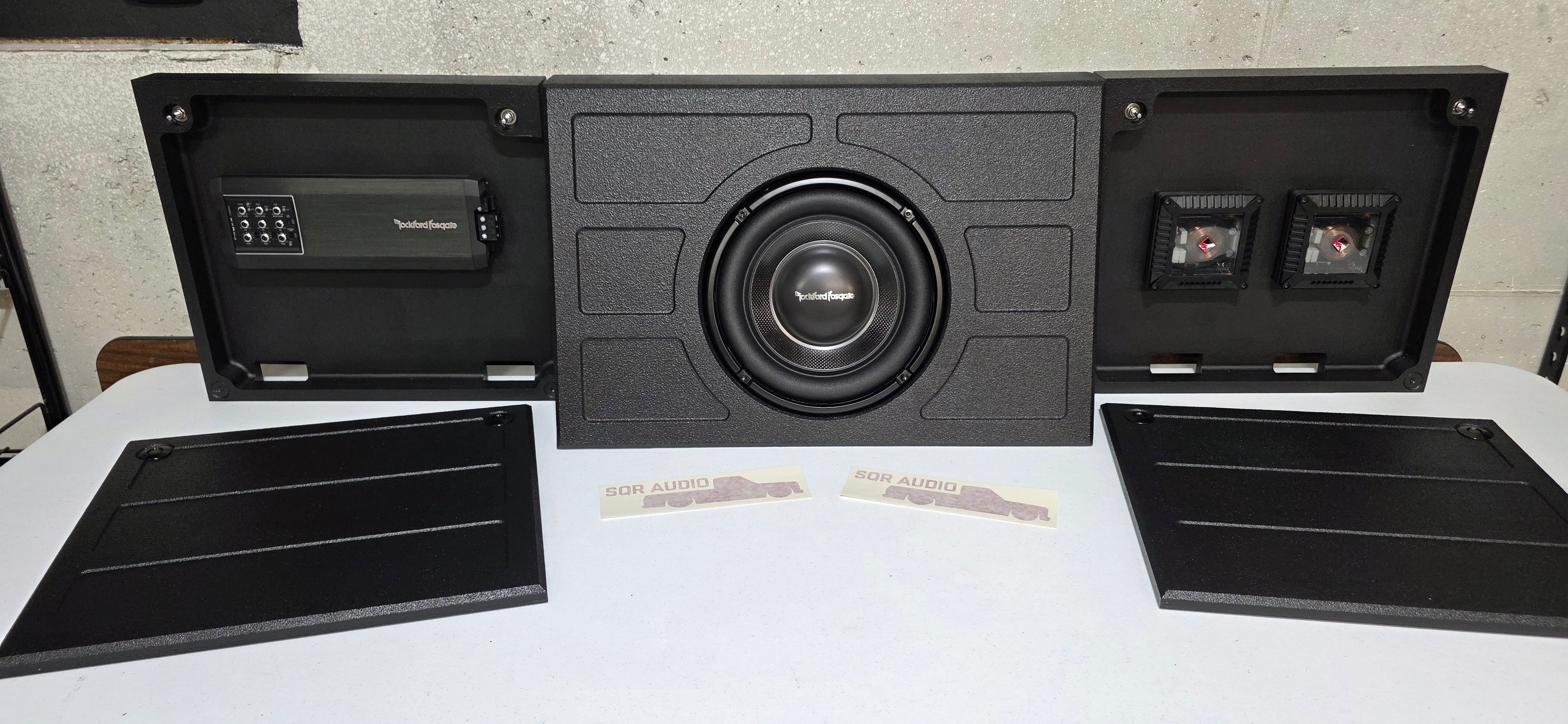 SQR Audio Delta Series - Behind-the-Seat Subwoofer Enclosure