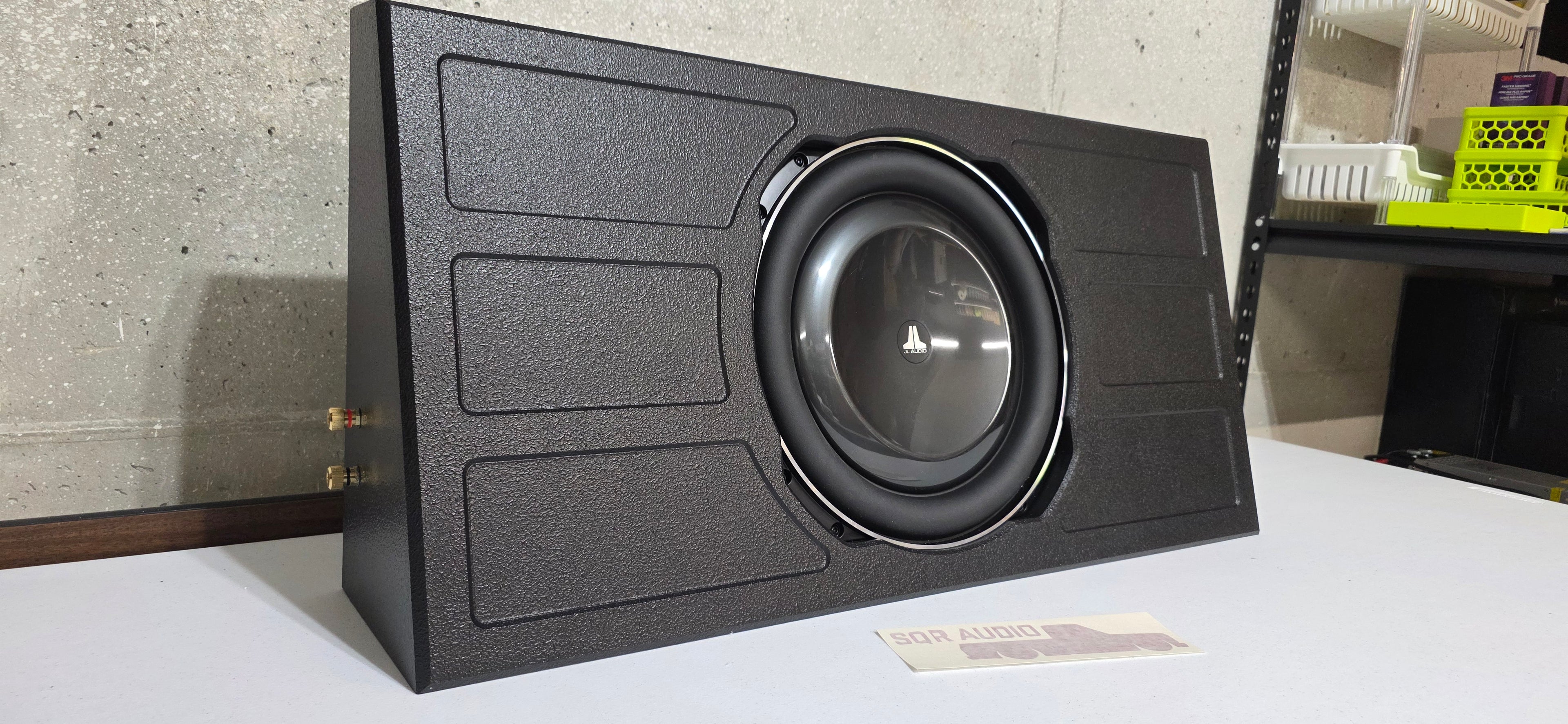 SQR Audio Delta Series - Behind-the-Seat Subwoofer Enclosure
