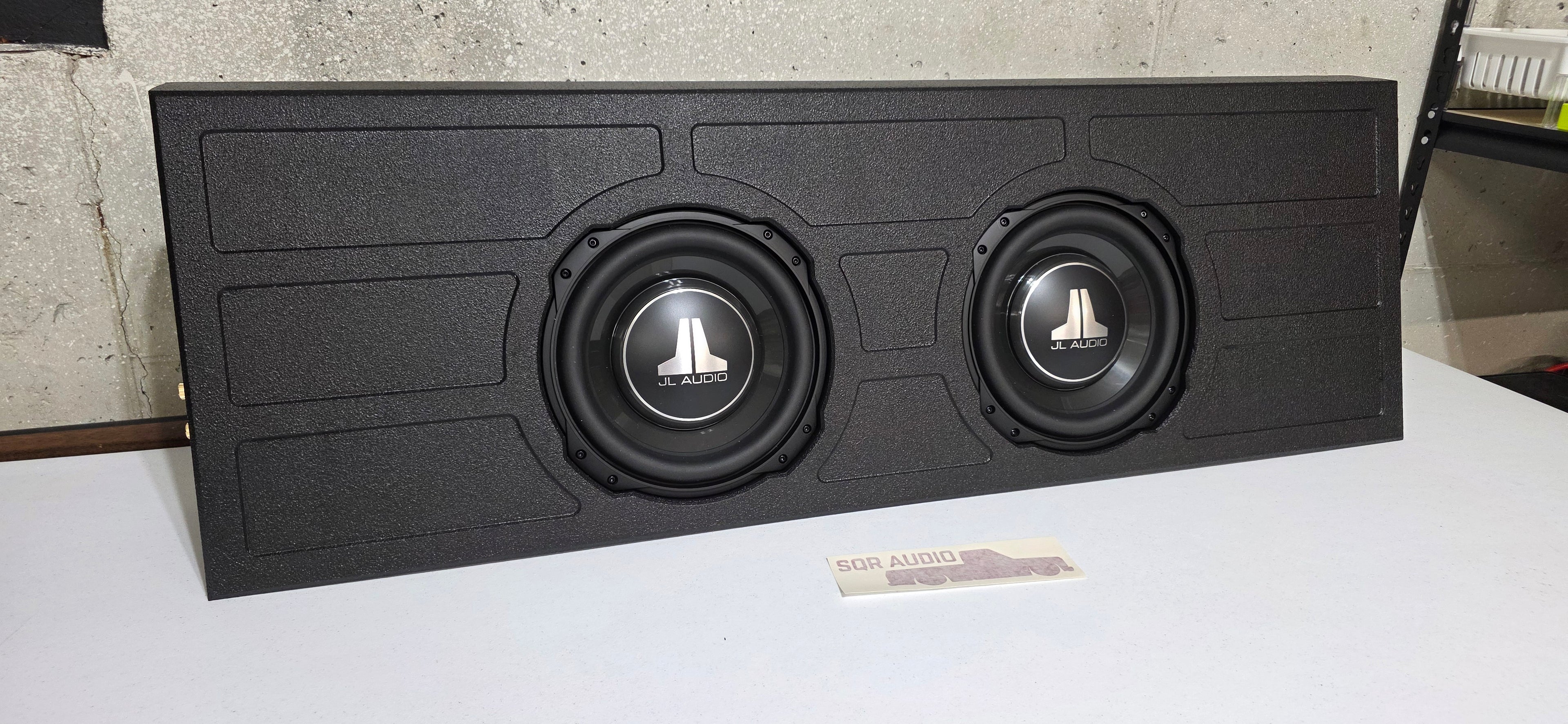 SQR Audio Delta Series - Behind-the-Seat Subwoofer Enclosure