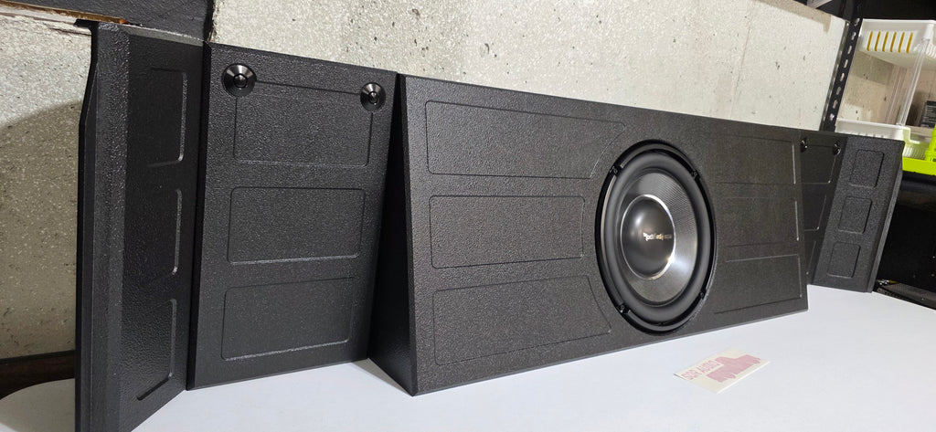 SQR Audio Delta Series - Behind-the-Seat Subwoofer Enclosure