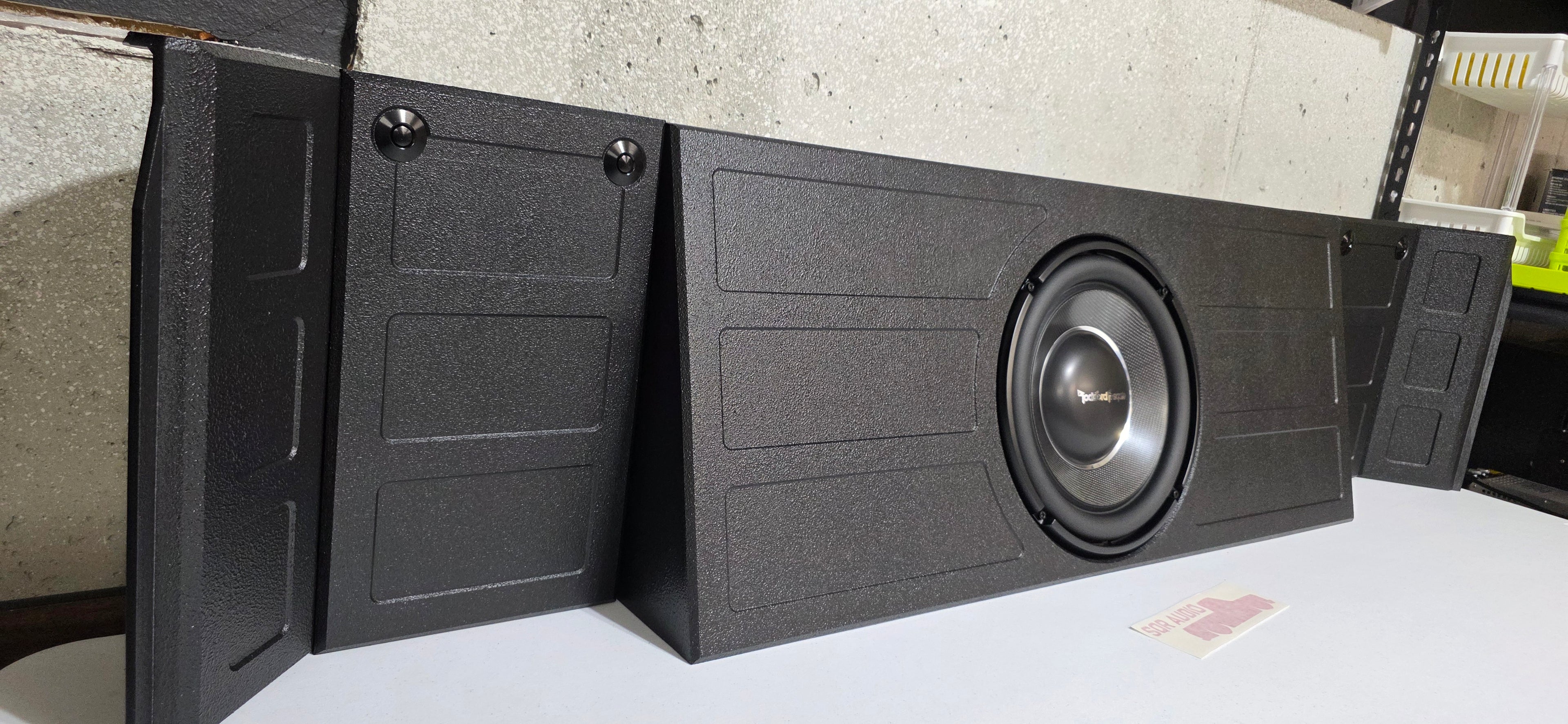 SQR Audio Delta Series - Behind-the-Seat Subwoofer Enclosure