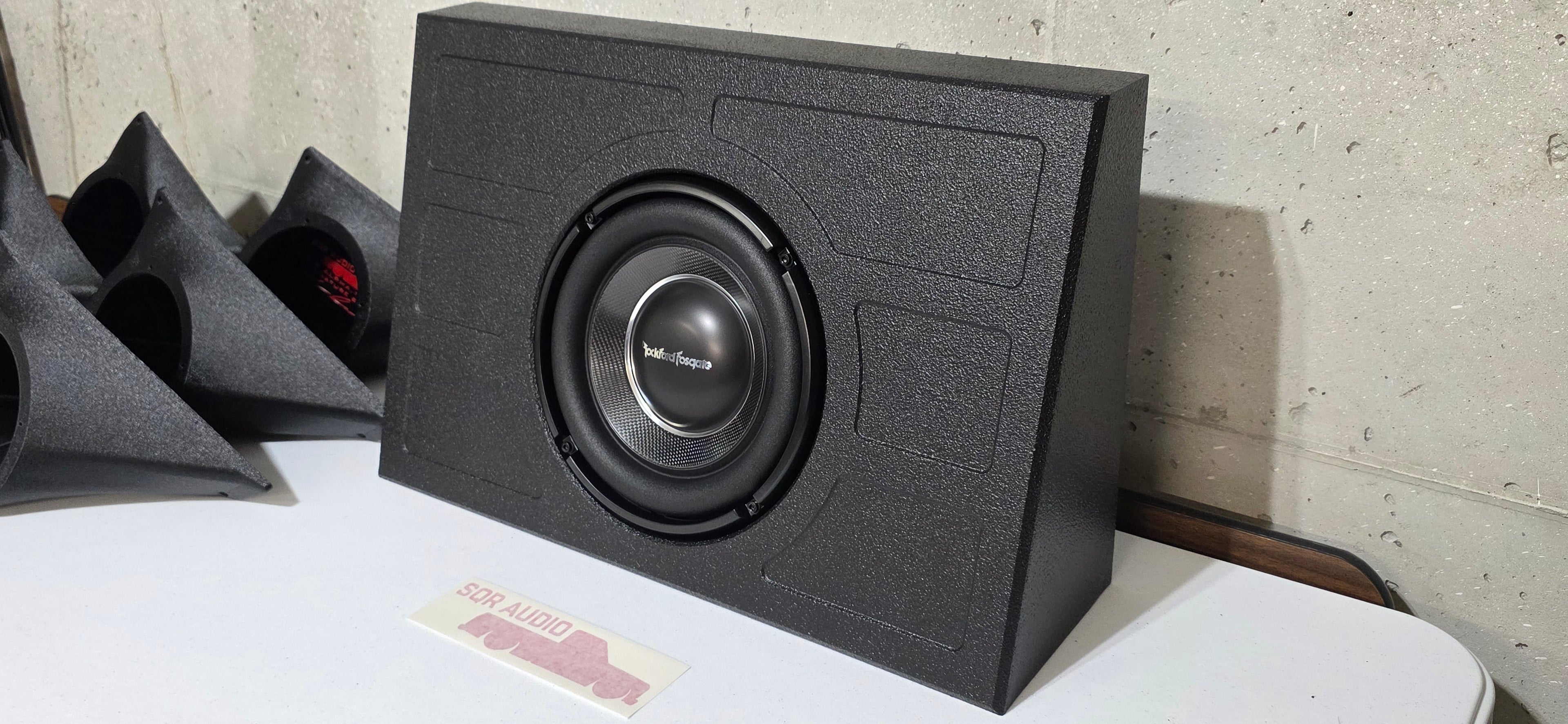SQR Audio Delta Series - Behind-the-Seat Subwoofer Enclosure