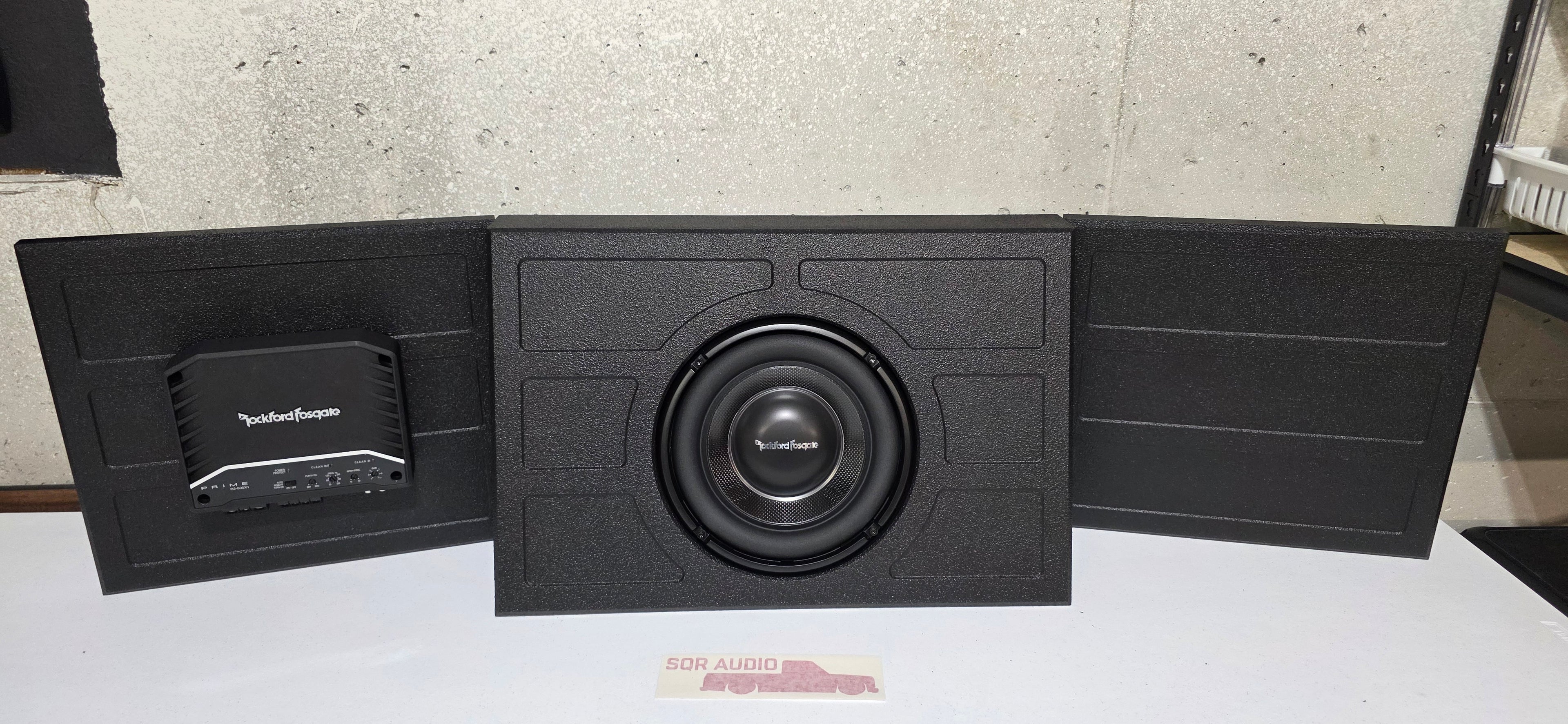 SQR Audio Delta Series - Behind-the-Seat Subwoofer Enclosure