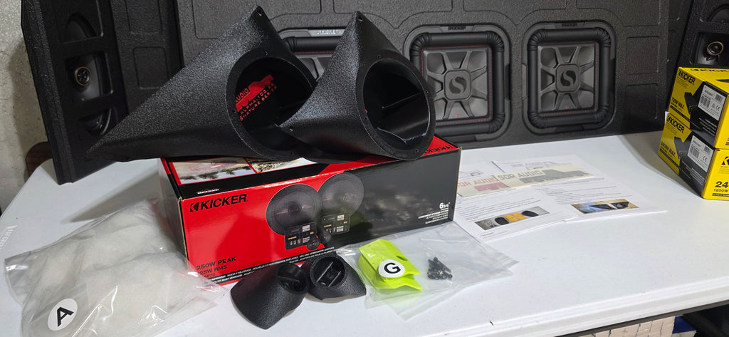 SQR Audio Omega Full Solution – Kicker Triple-Sub Package