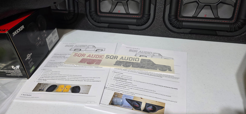 SQR Audio Omega Full Solution – Kicker Triple-Sub Package