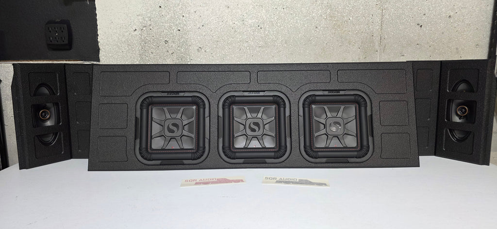 SQR Audio Omega Full Solution – Kicker Triple-Sub Package
