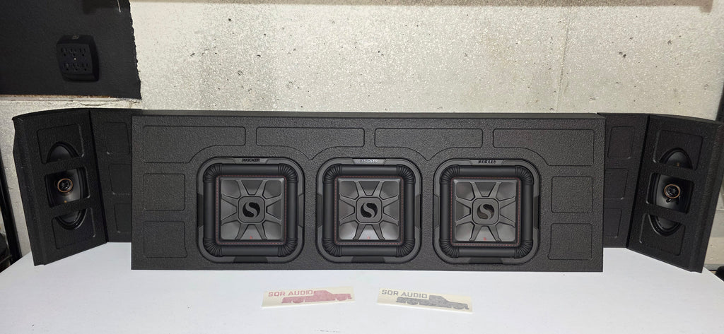 SQR Audio Omega Full Solution – Kicker Triple-Sub Package