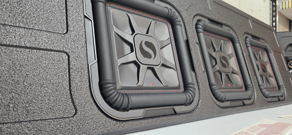 SQR Audio Omega Full Solution – Kicker Triple-Sub Package