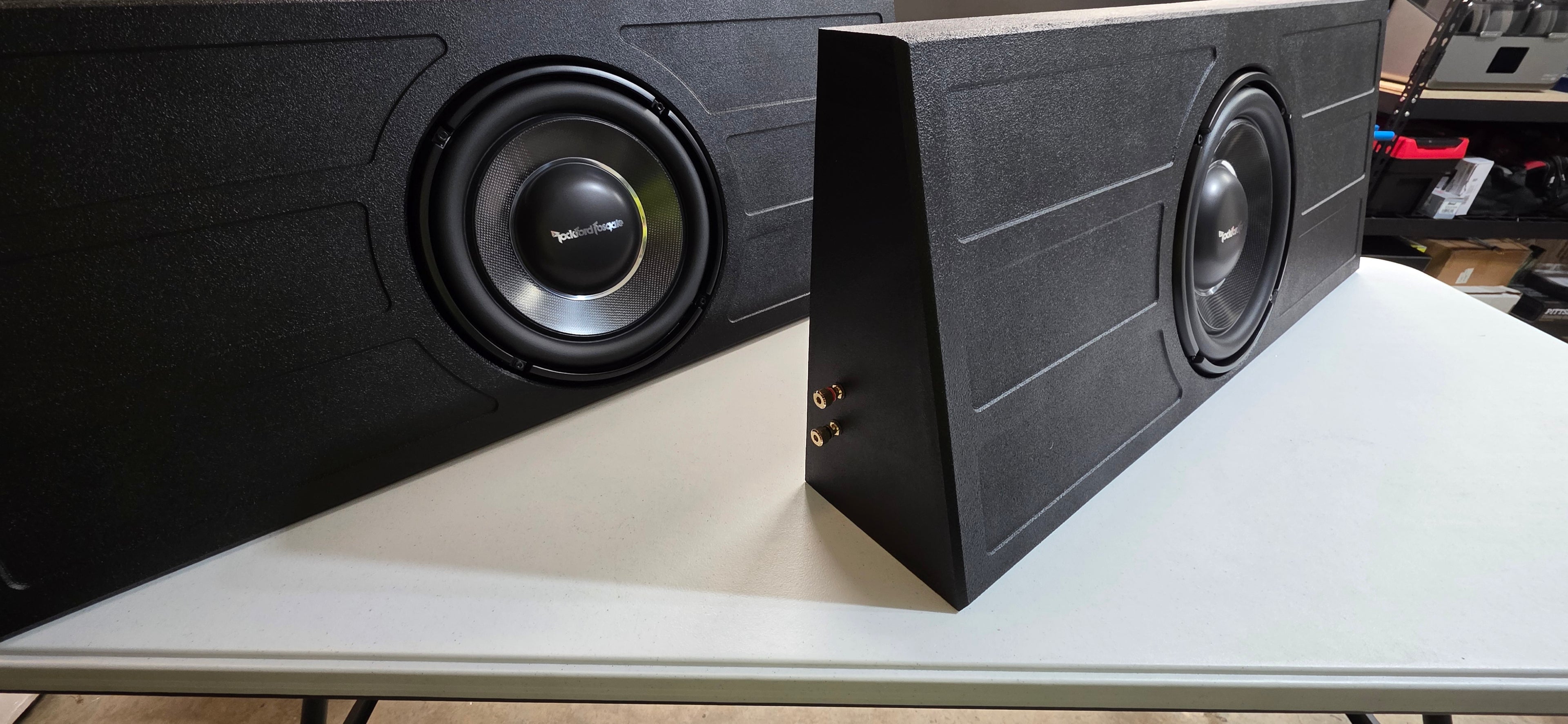 SQR Audio Delta Series - Behind-the-Seat Subwoofer Enclosure