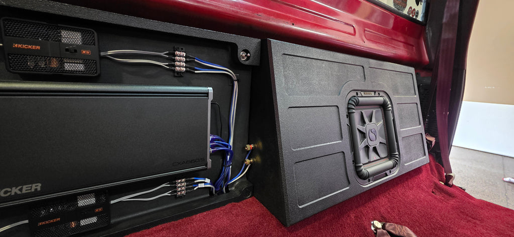 SQR Audio Delta Series - Behind-the-Seat Subwoofer Enclosure