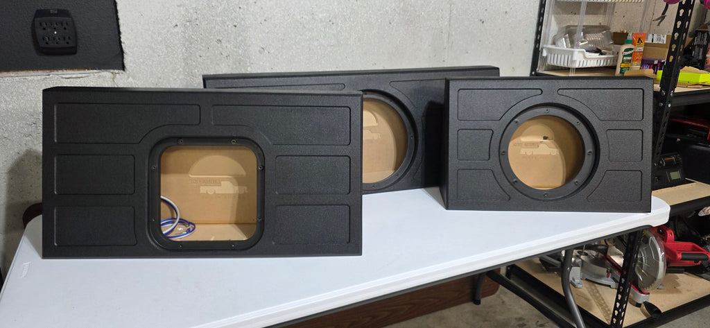 SQR Audio Delta Series - Behind-the-Seat Subwoofer Enclosure