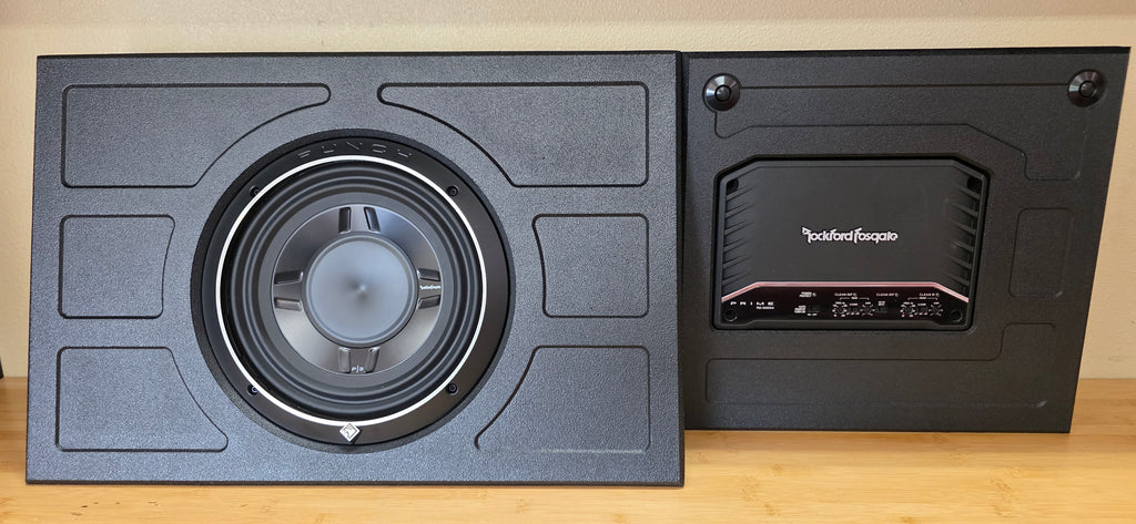 SQR Audio Delta Series - Behind-the-Seat Subwoofer Enclosure
