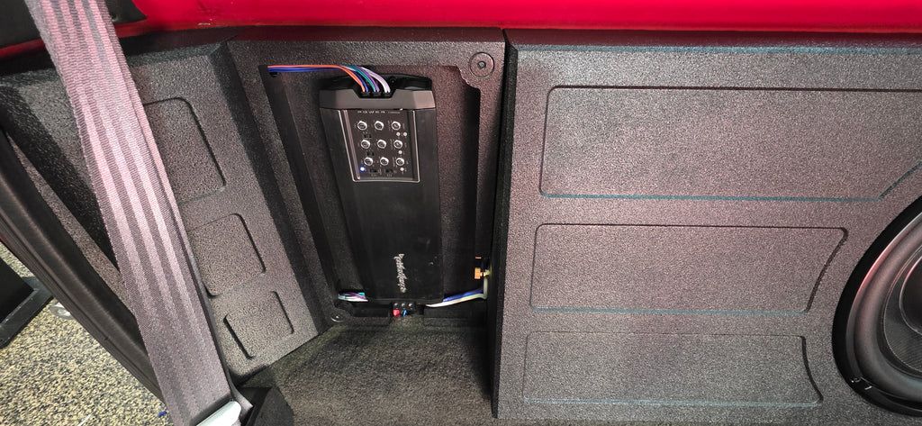 SQR Audio Delta Series - Behind-the-Seat Subwoofer Enclosure