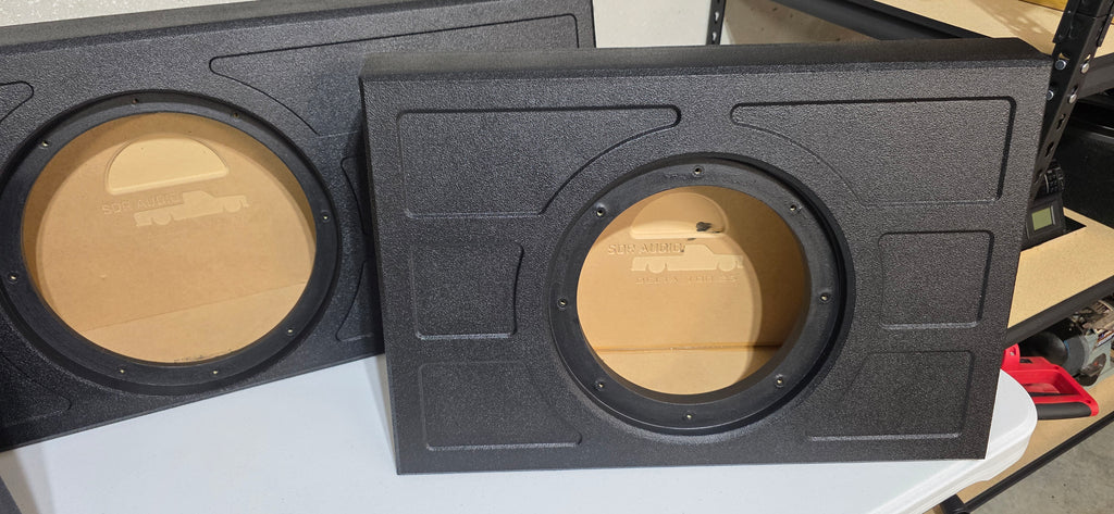 SQR Audio Delta Series - Behind-the-Seat Subwoofer Enclosure