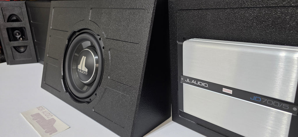 SQR Audio Delta Series - Behind-the-Seat Subwoofer Enclosure