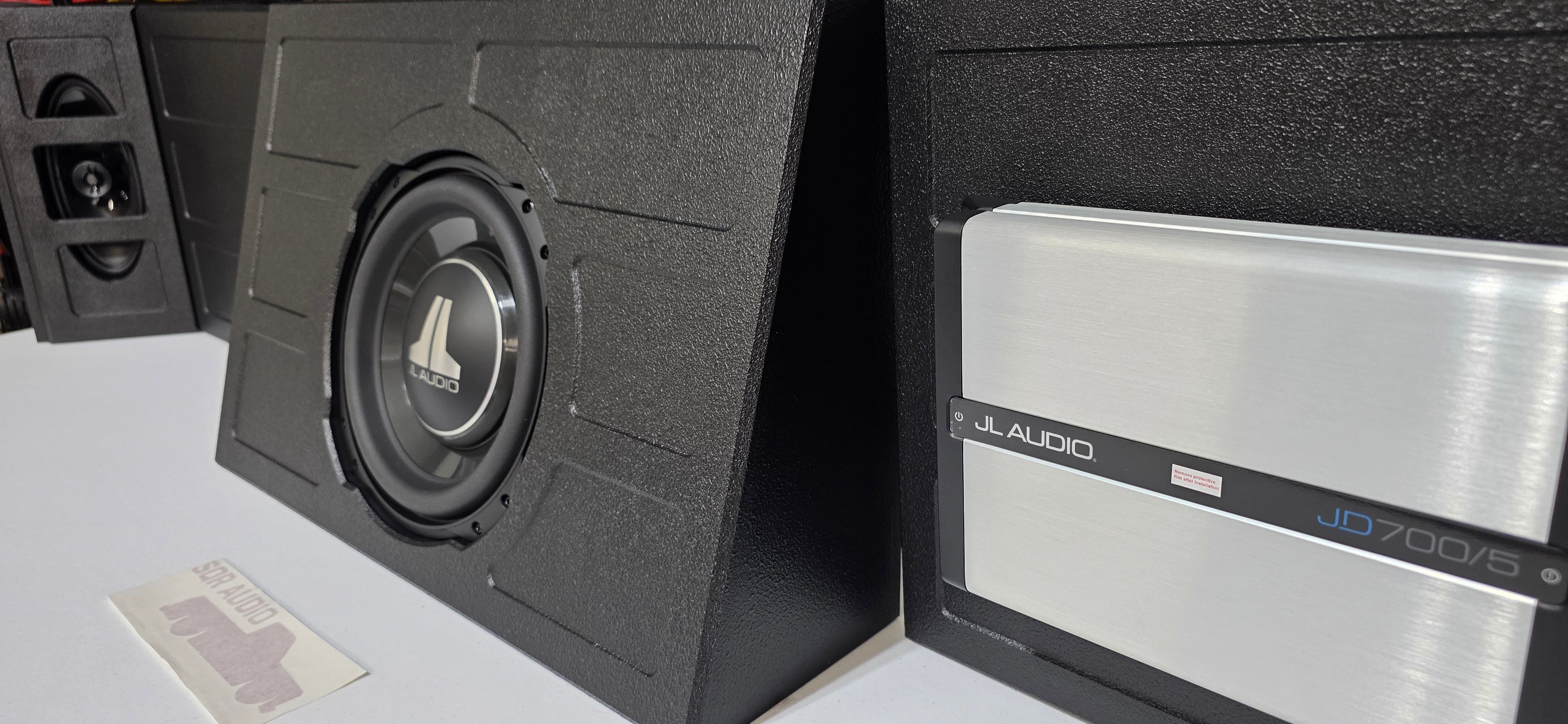 SQR Audio Delta Series - Behind-the-Seat Subwoofer Enclosure