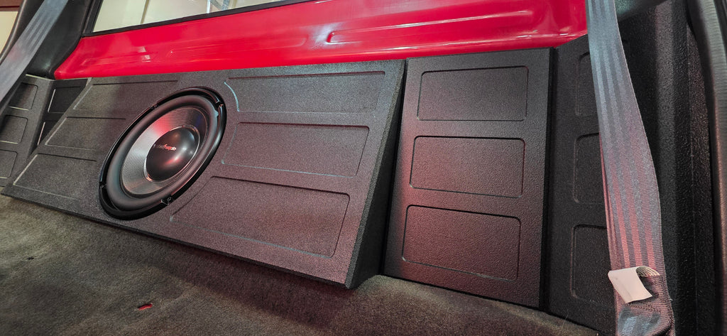 SQR Audio Delta Series - Behind-the-Seat Subwoofer Enclosure