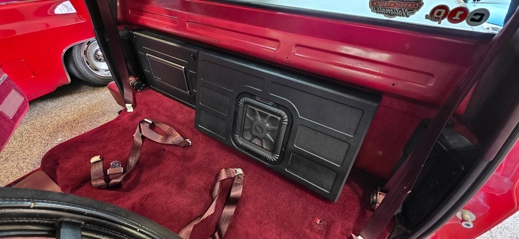 SQR Audio Delta Series - Behind-the-Seat Subwoofer Enclosure