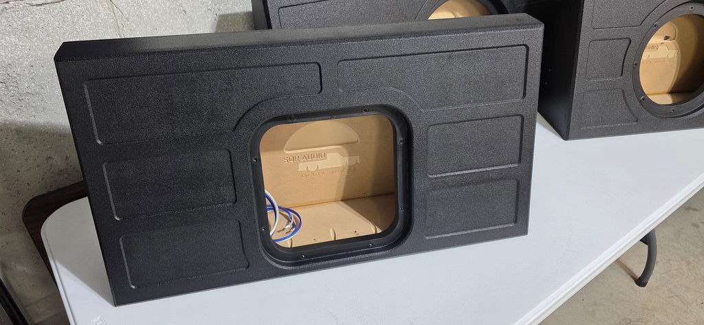 SQR Audio Delta Series - Behind-the-Seat Subwoofer Enclosure