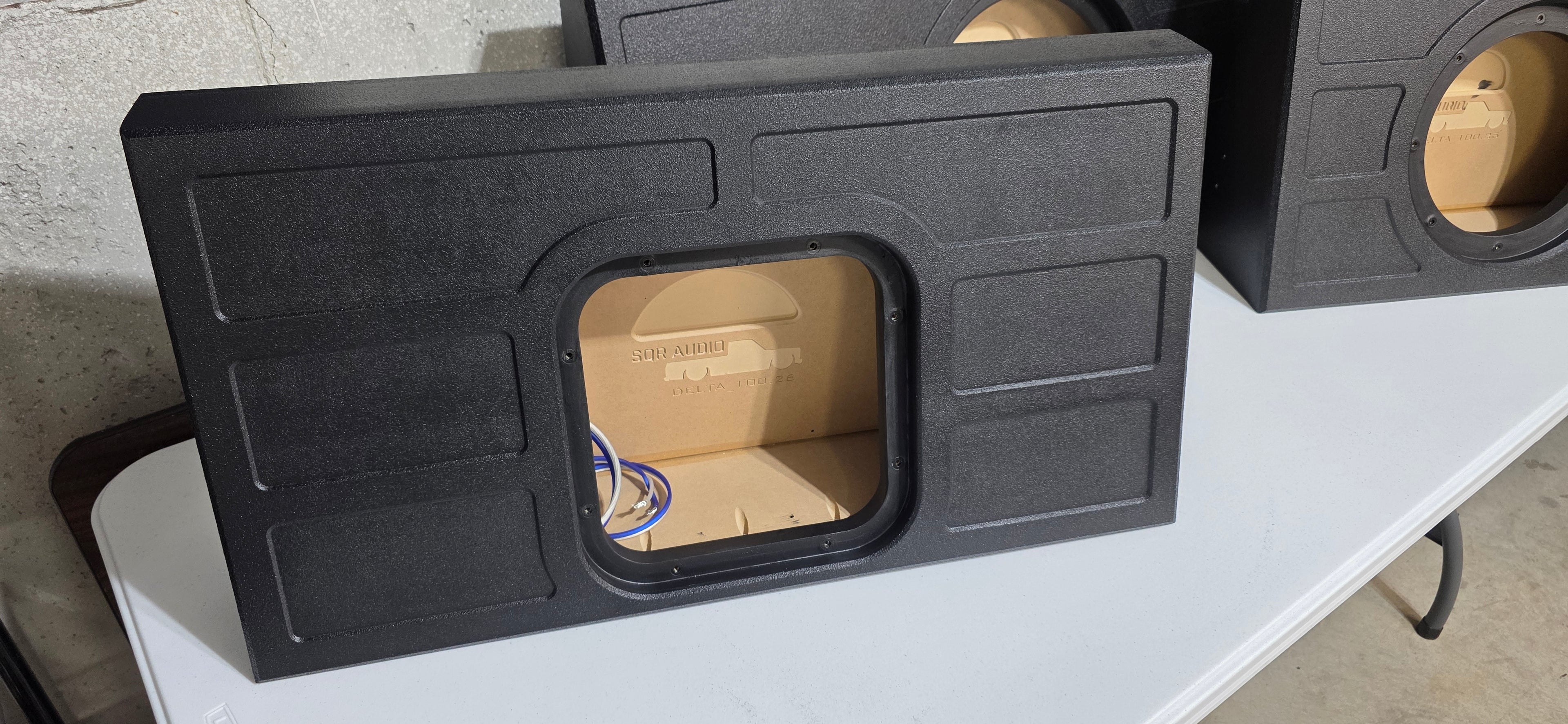 SQR Audio Delta Series - Behind-the-Seat Subwoofer Enclosure