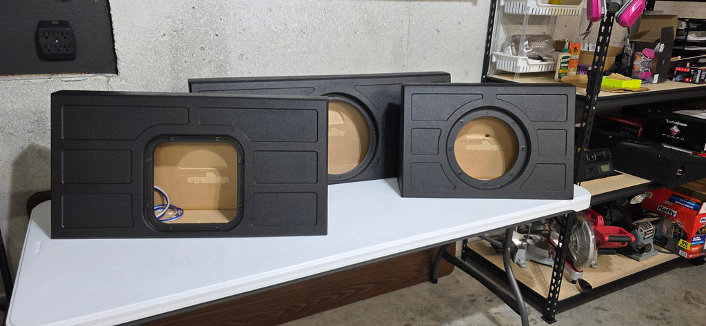 SQR Audio Delta Series - Behind-the-Seat Subwoofer Enclosure