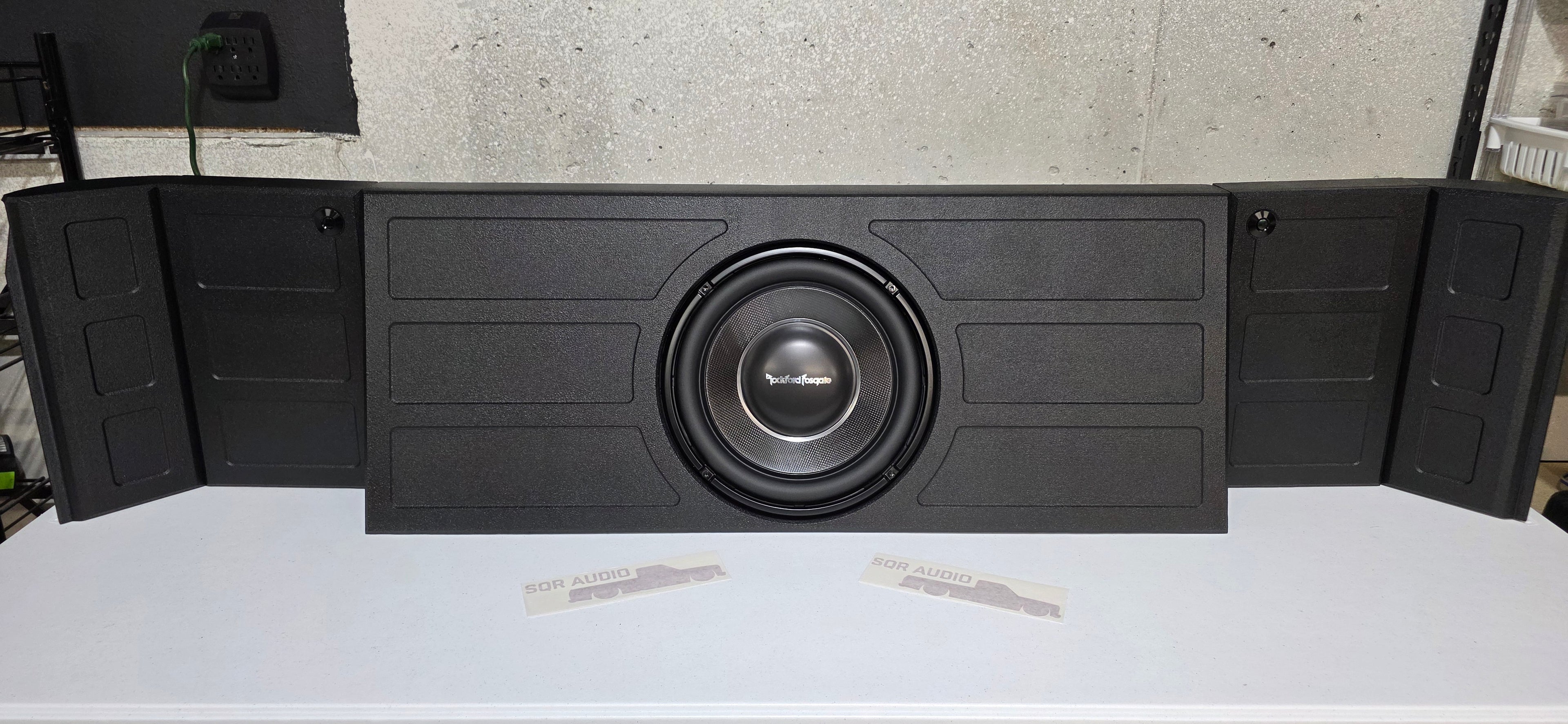 SQR Audio Delta Series - Behind-the-Seat Subwoofer Enclosure