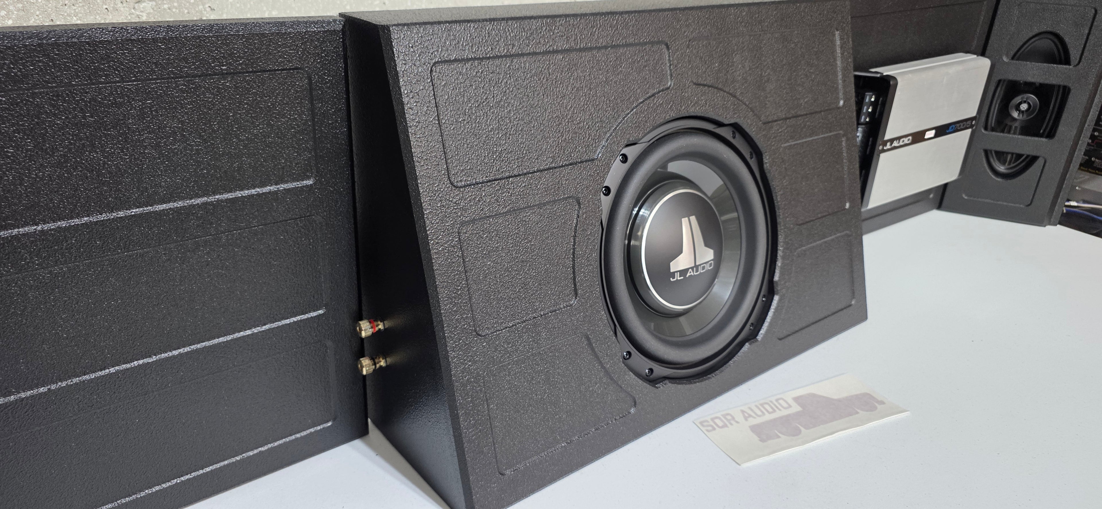 SQR Audio Delta Series - Behind-the-Seat Subwoofer Enclosure