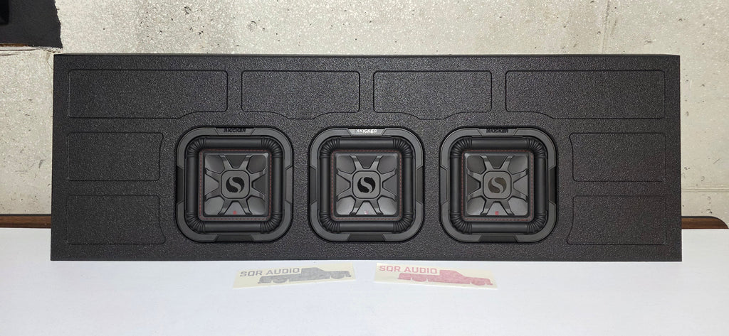SQR Audio Delta Series - Behind-the-Seat Subwoofer Enclosure