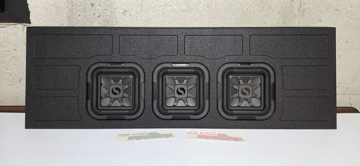 SQR Audio Delta Series - Behind-the-Seat Subwoofer Enclosure
