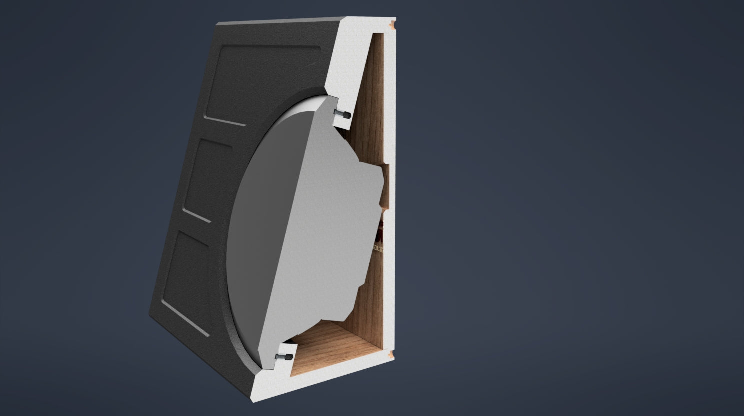 SQR Audio Delta Series - Behind-the-Seat Subwoofer Enclosure