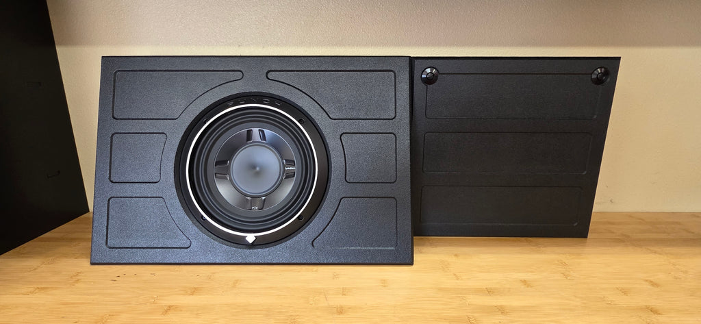 SQR Audio Delta Series - Behind-the-Seat Subwoofer Enclosure
