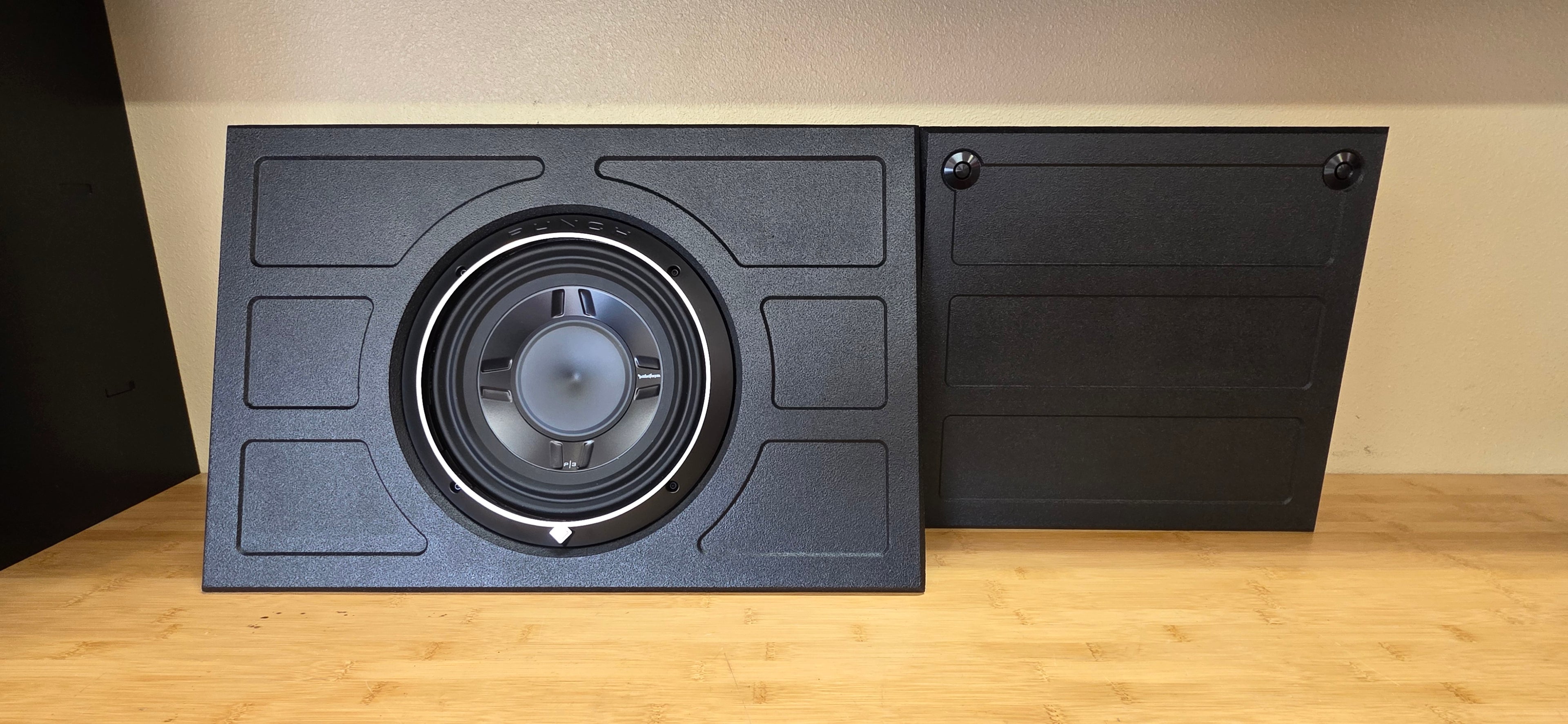 SQR Audio Delta Series - Behind-the-Seat Subwoofer Enclosure
