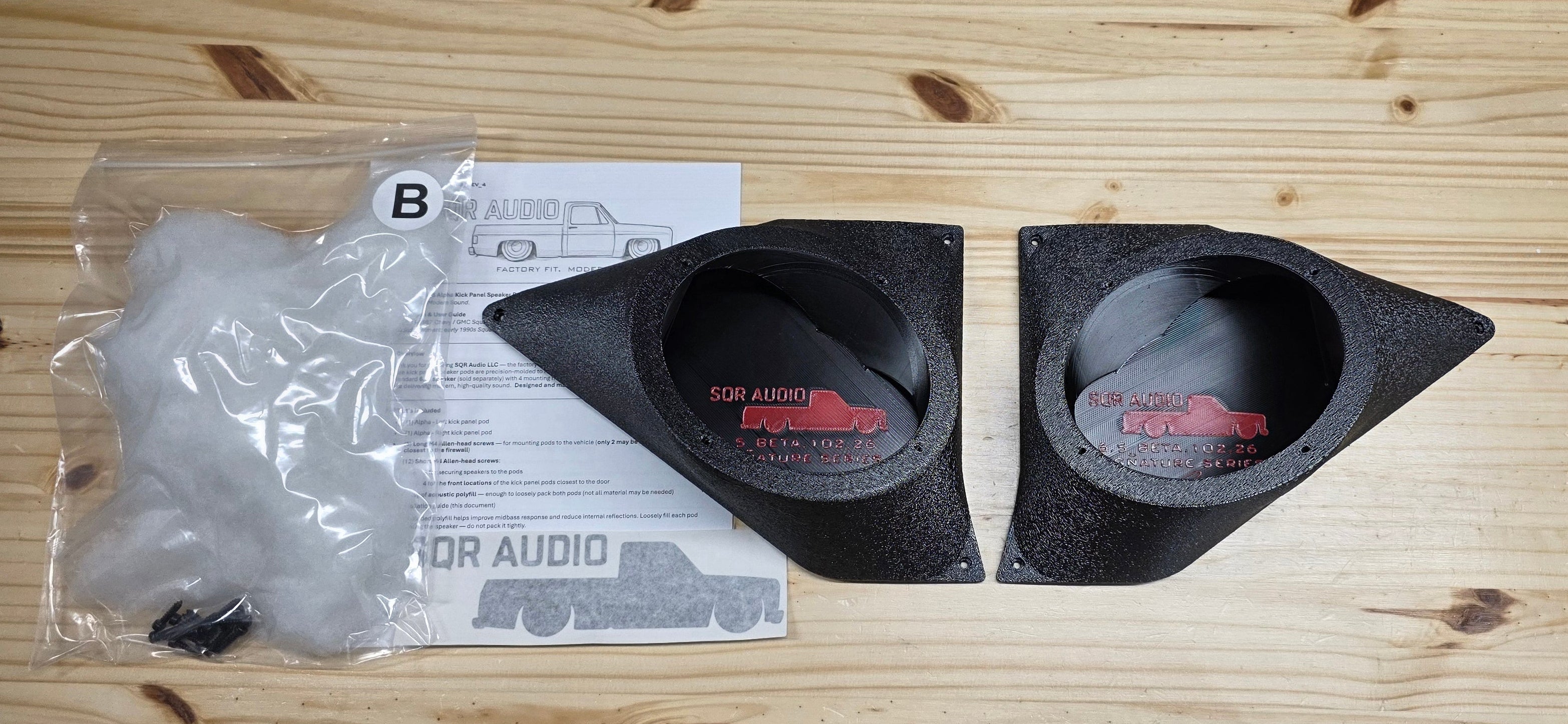 73-87(91) Beta Series - 6.5" Kick Panel Speaker Pods