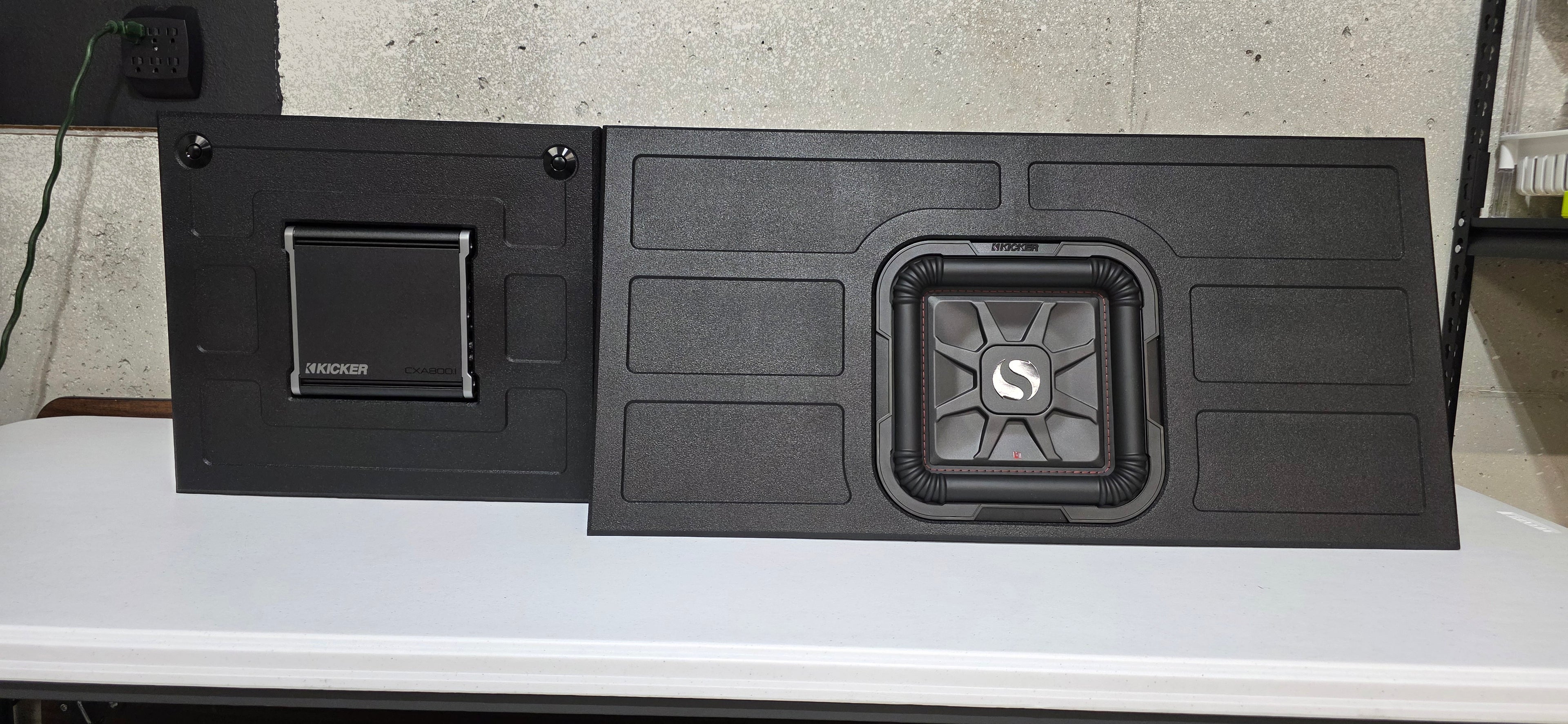SQR Audio Delta Series - Behind-the-Seat Subwoofer Enclosure