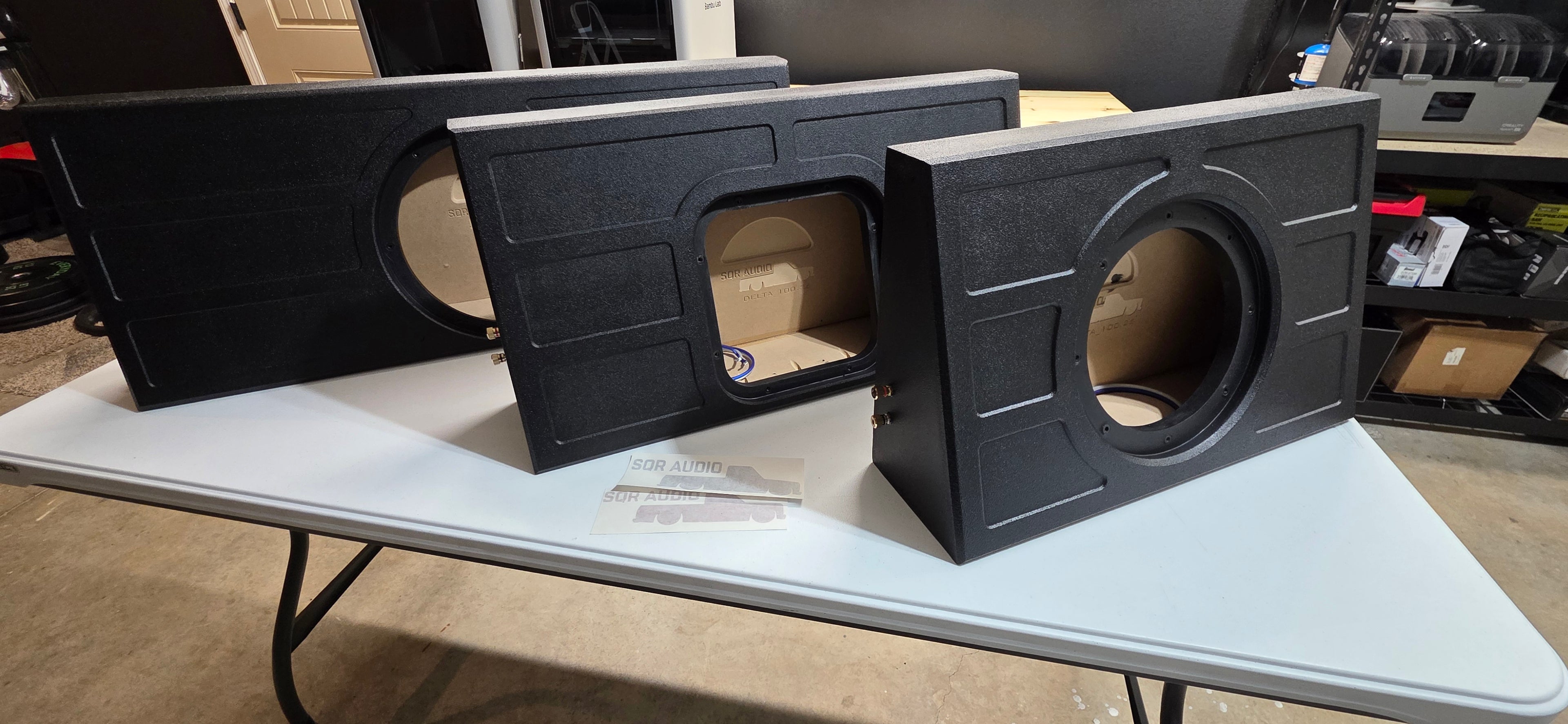 SQR Audio Delta Series - Behind-the-Seat Subwoofer Enclosure