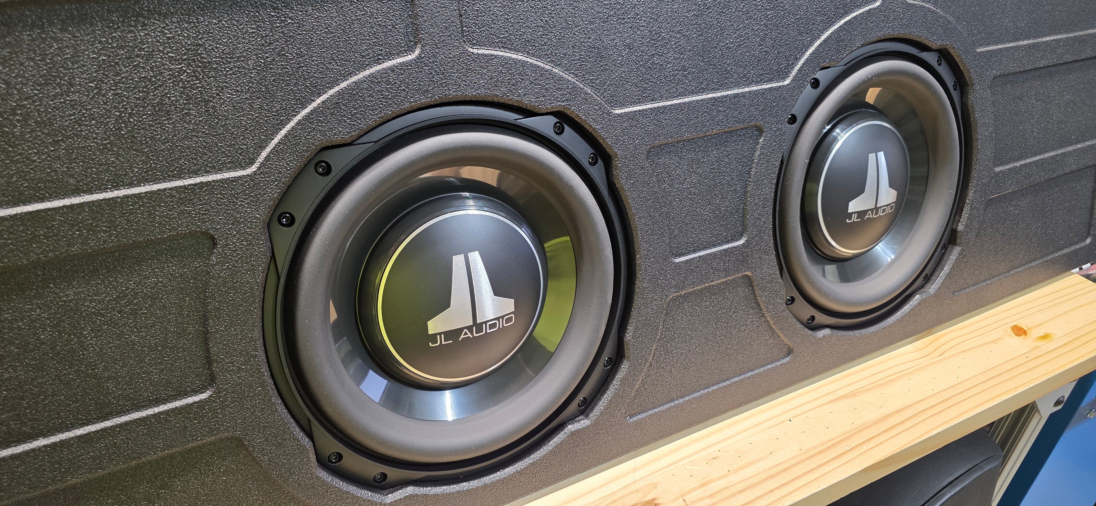 SQR Audio Delta Series - Behind-the-Seat Subwoofer Enclosure