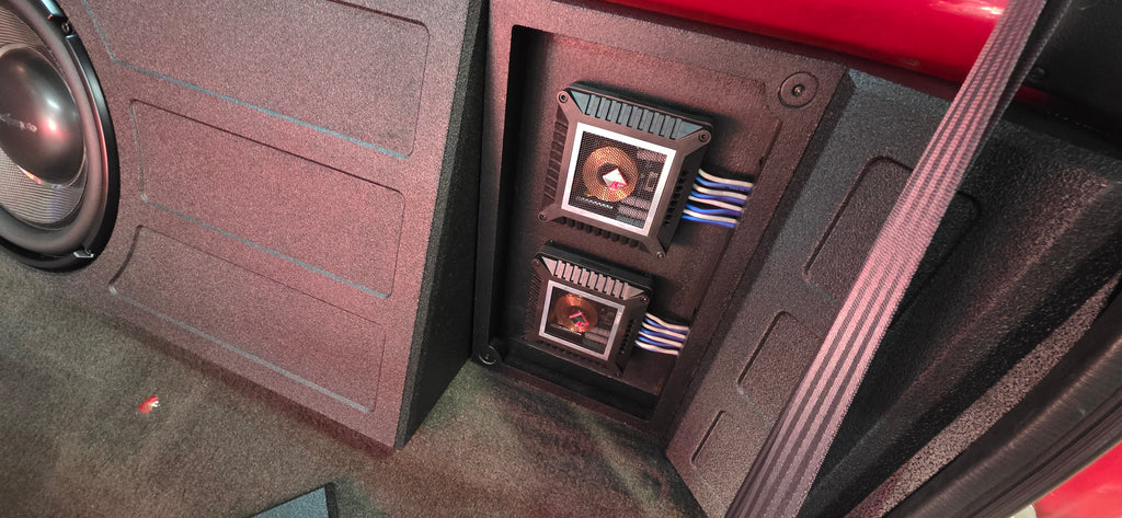 SQR Audio Delta Series - Behind-the-Seat Subwoofer Enclosure